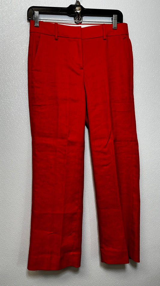 Orange Pants Ankle J Crew O, Size 0