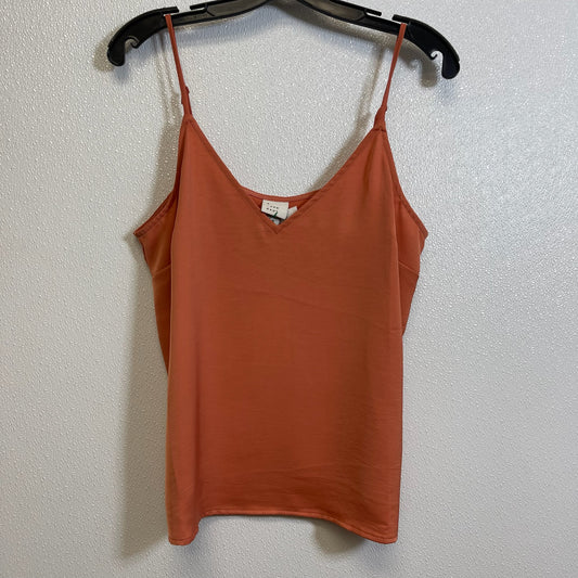 Orange Top Sleeveless A New Day, Size M