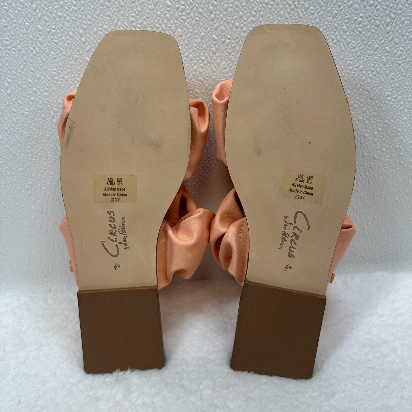 Peach Sandals Flats Circus By Sam Edelman, Size 6.5