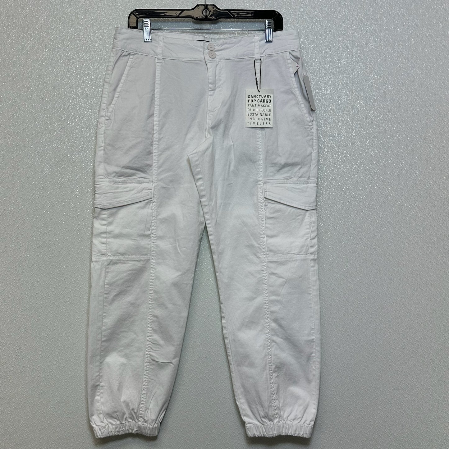 White Pants Cargo & Utility Sanctuary, Size 8