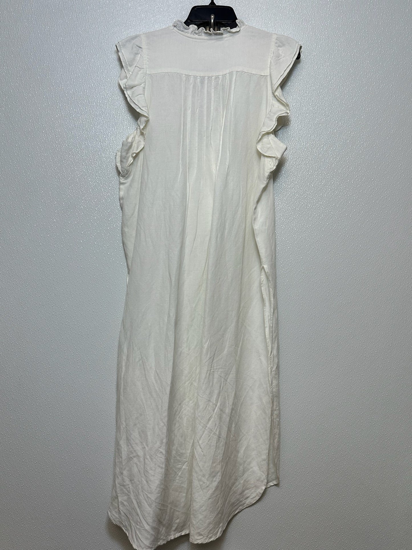 Dress Casual Maxi By Anthropologie In White, Size: M