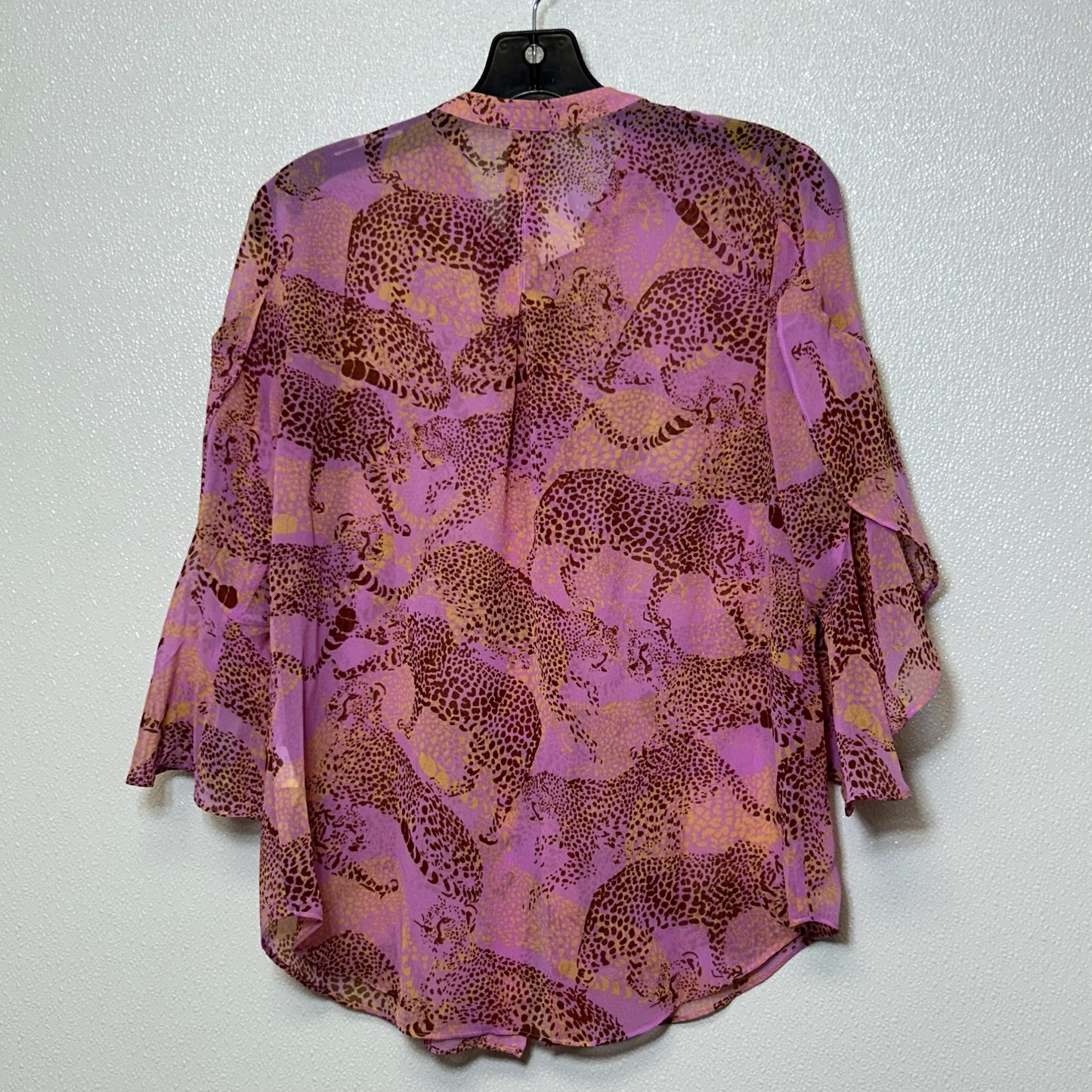 Top Long Sleeve By Cabi In Pink, Size: S