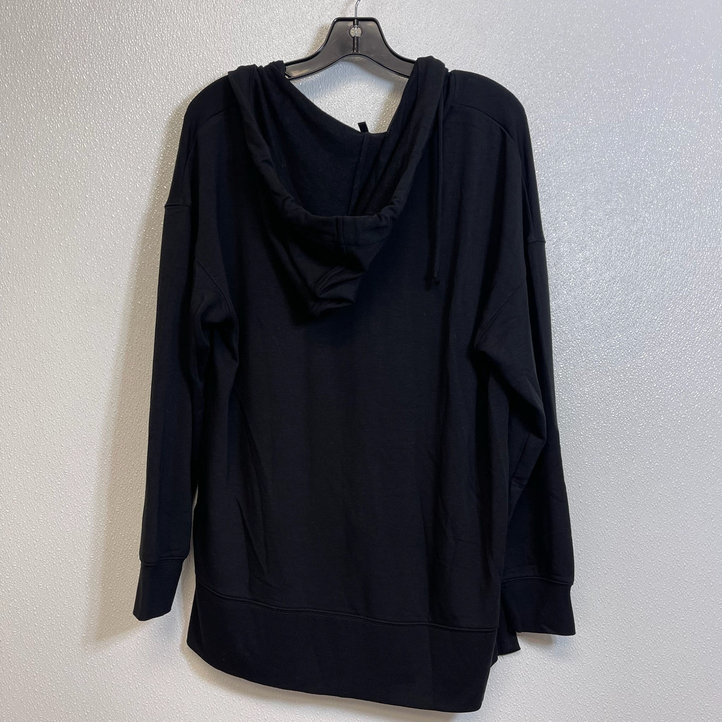 Sweatshirt Hoodie By Lou And Grey In Black, Size: M