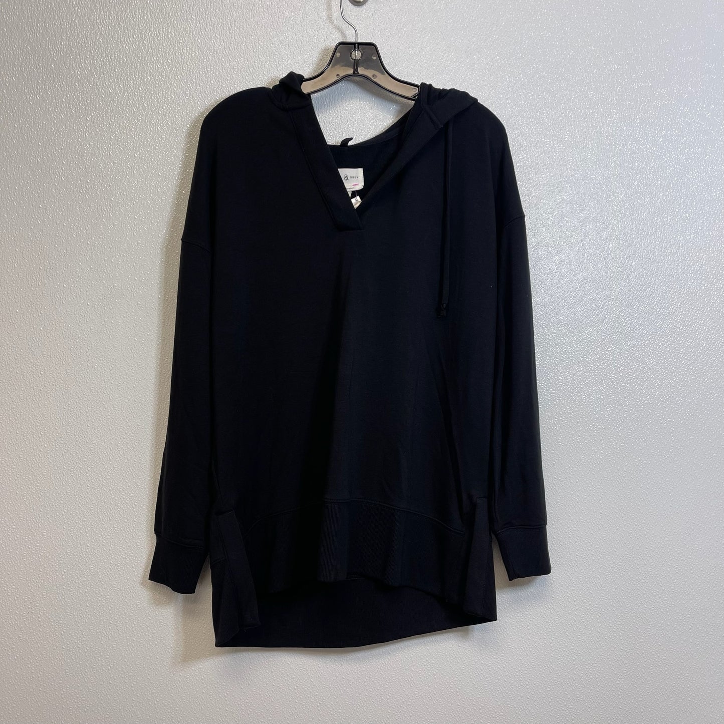 Sweatshirt Hoodie By Lou And Grey In Black, Size: M