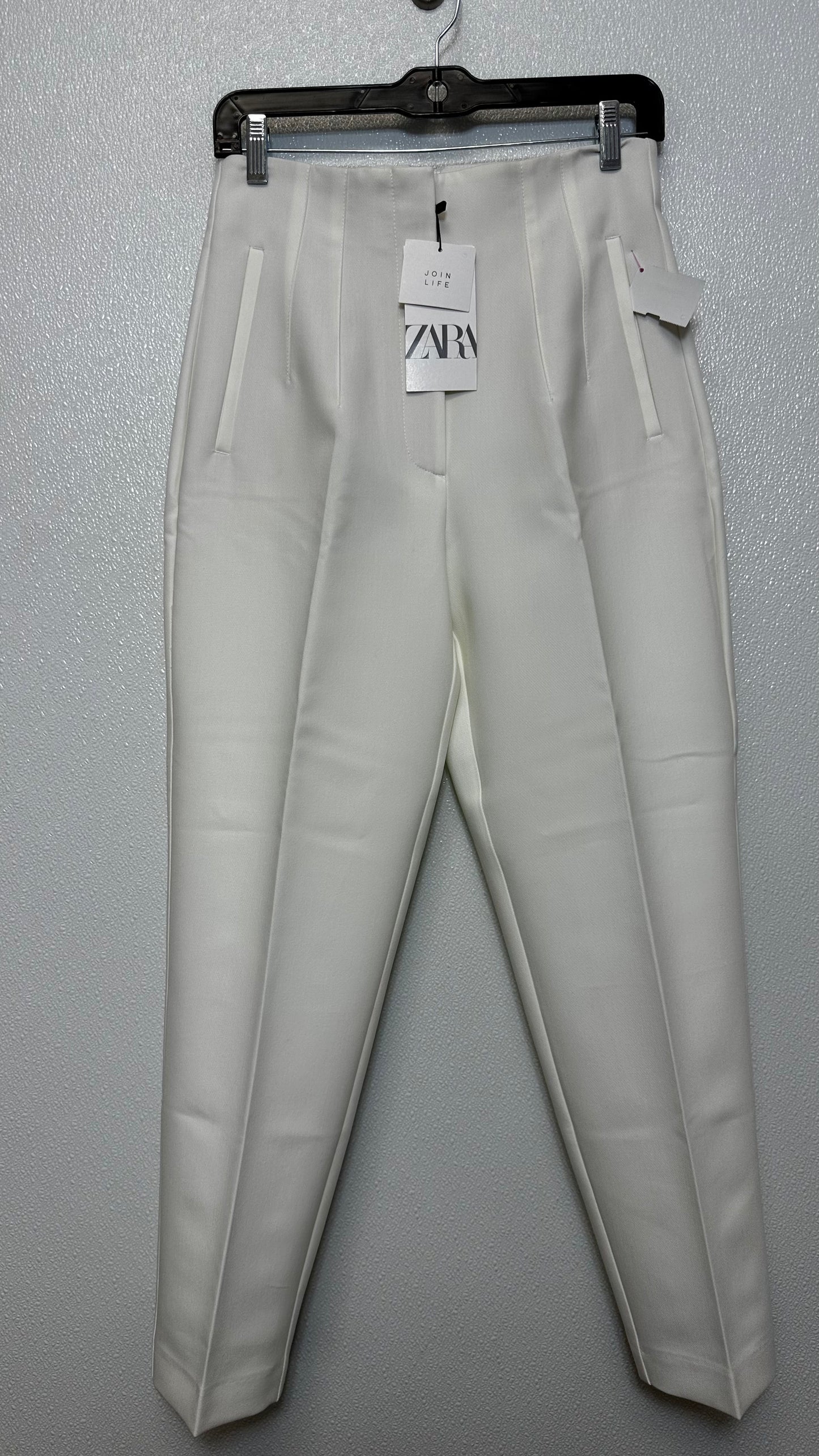 Pants Ankle By Zara In White, Size: M