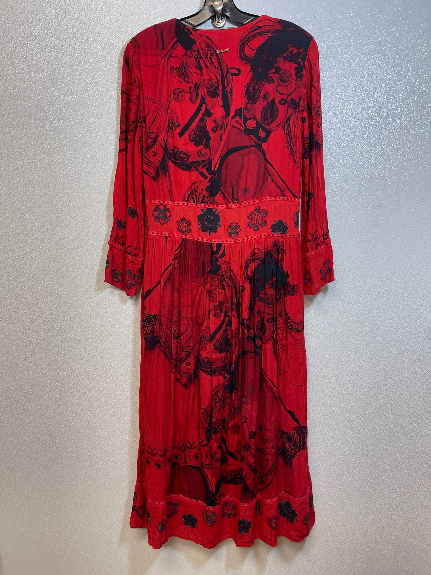 Dress Casual Maxi By Desigual In Red, Size: L/38