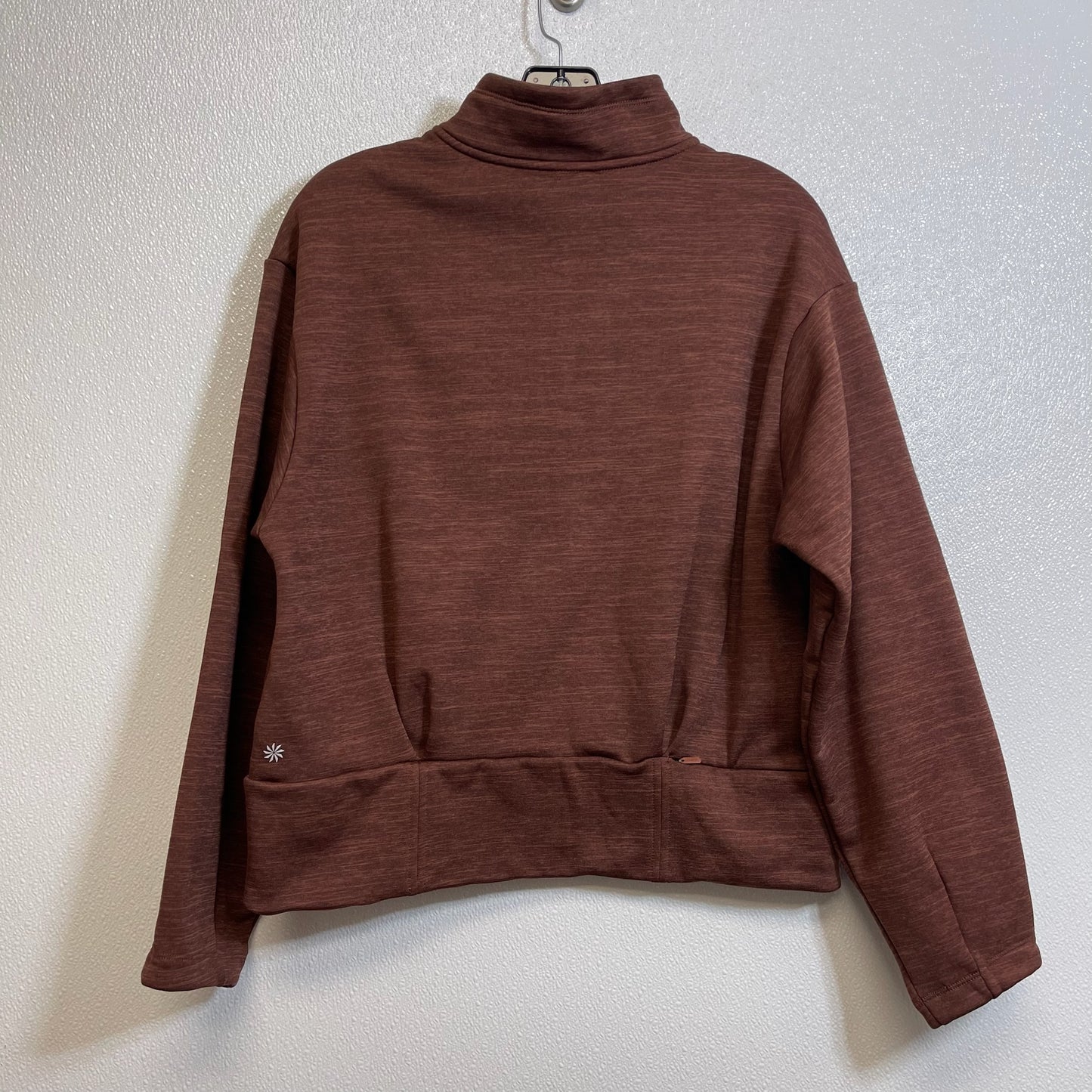 Sweatshirt Crewneck By Athleta In Rust, Size: M