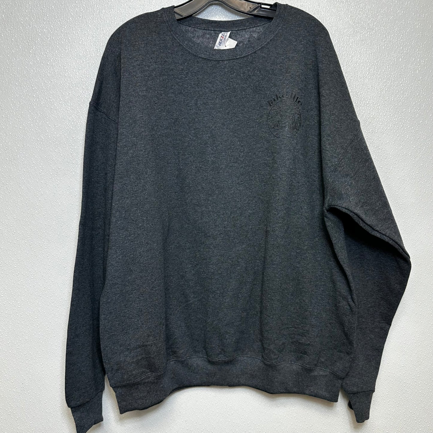 Sweatshirt Crewneck By Clothes Mentor In Grey, Size: Xl