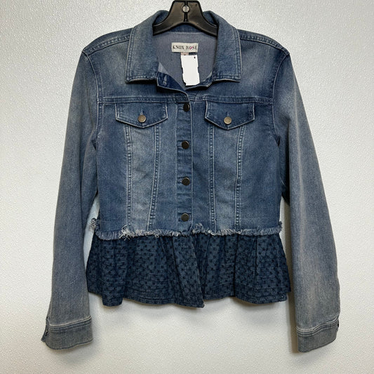 Jacket Denim By Knox Rose In Denim, Size: M