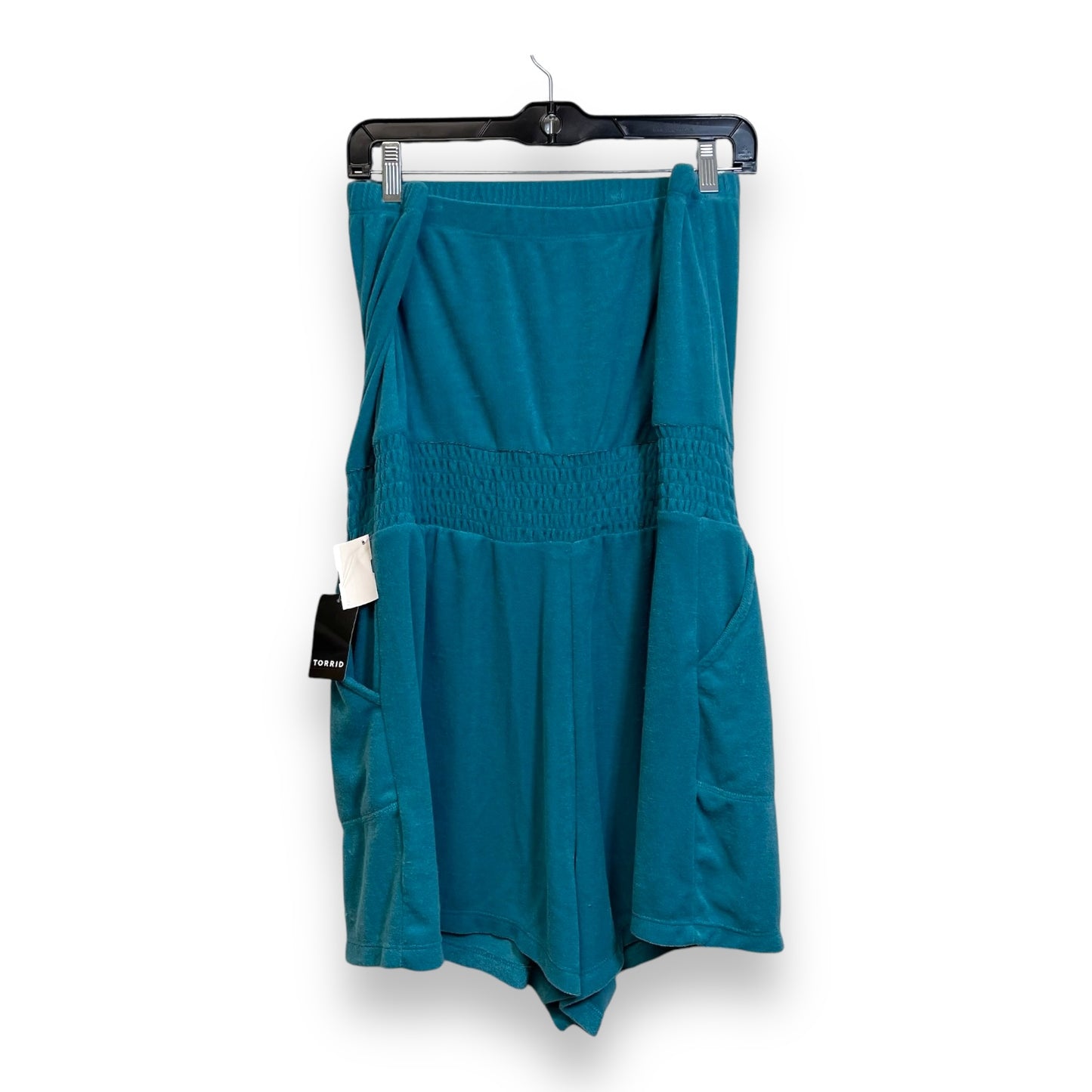 Romper By Torrid In Aqua, Size: 2x