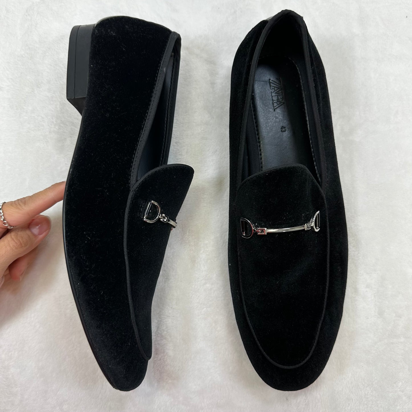 Shoes Flats Ballet By Zara In Black, Size: 43