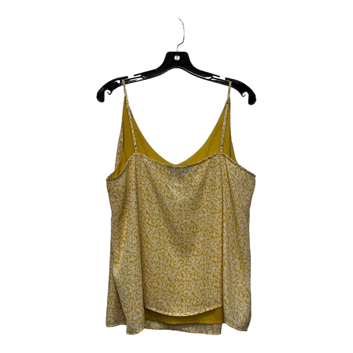 Top Sleeveless By Banana Republic O In Yellow, Size: Xl