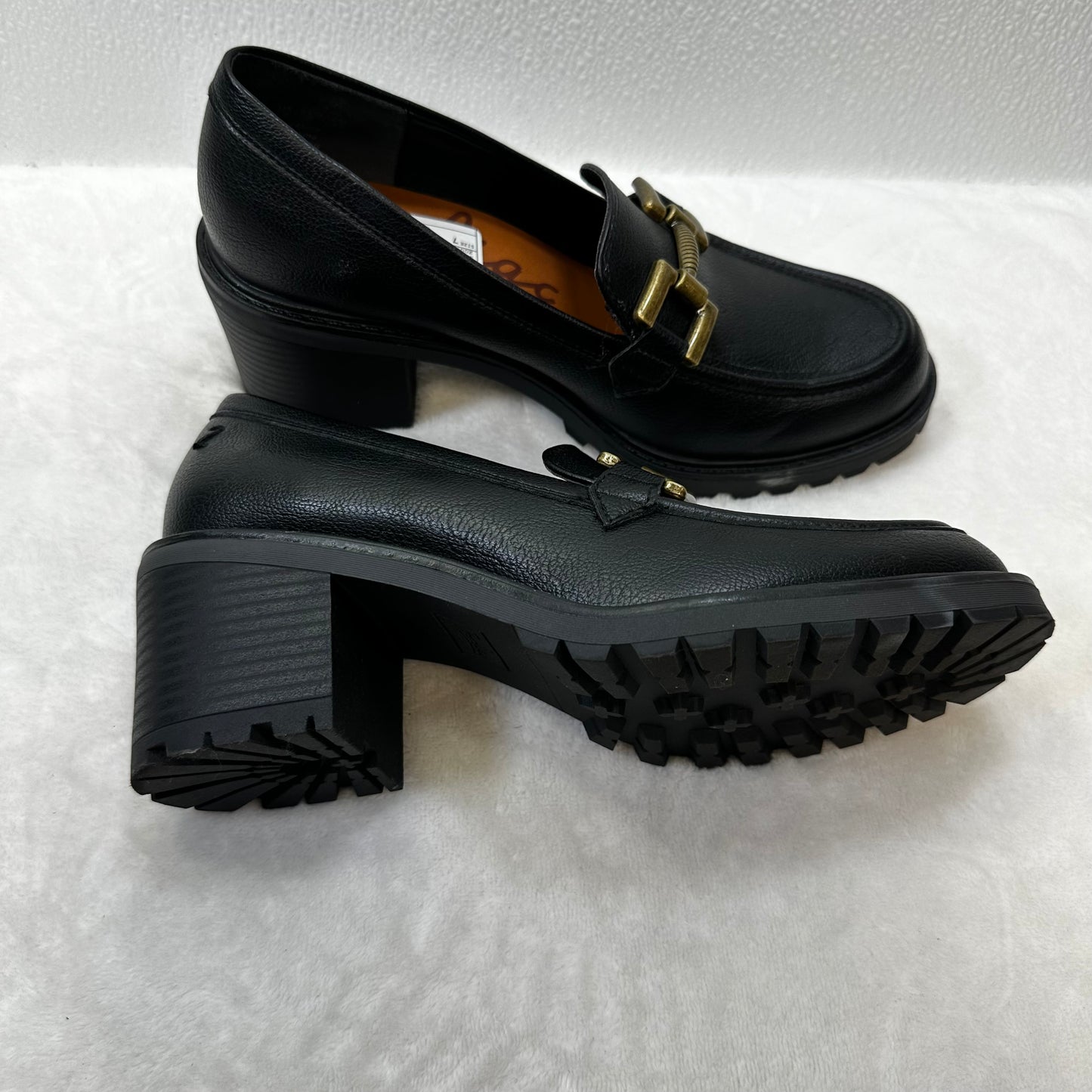 Shoes Flats Loafer Oxford By Zodiac In Black, Size: 7