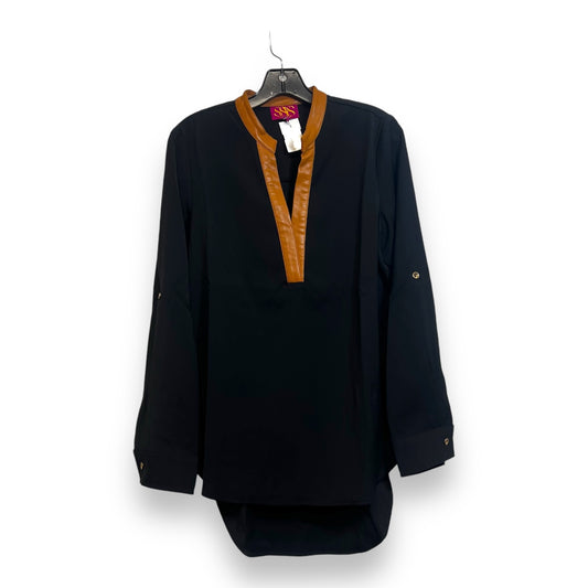 Top Long Sleeve By Clothes Mentor In Black, Size: S