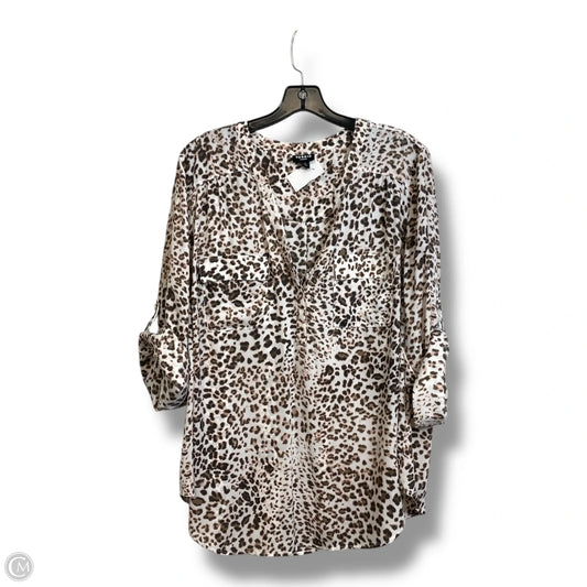 Top 3/4 Sleeve By Torrid In Animal Print, Size: 2x