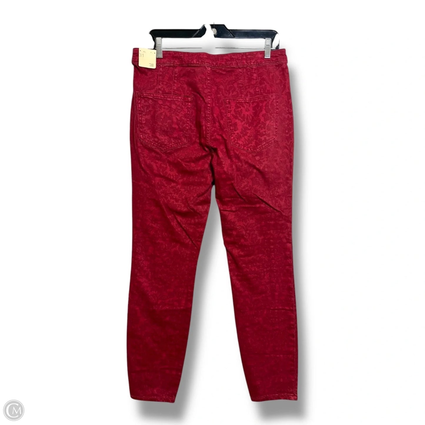 High rise denim jegging Pants Other By Anthropologie In Red, Size: 12