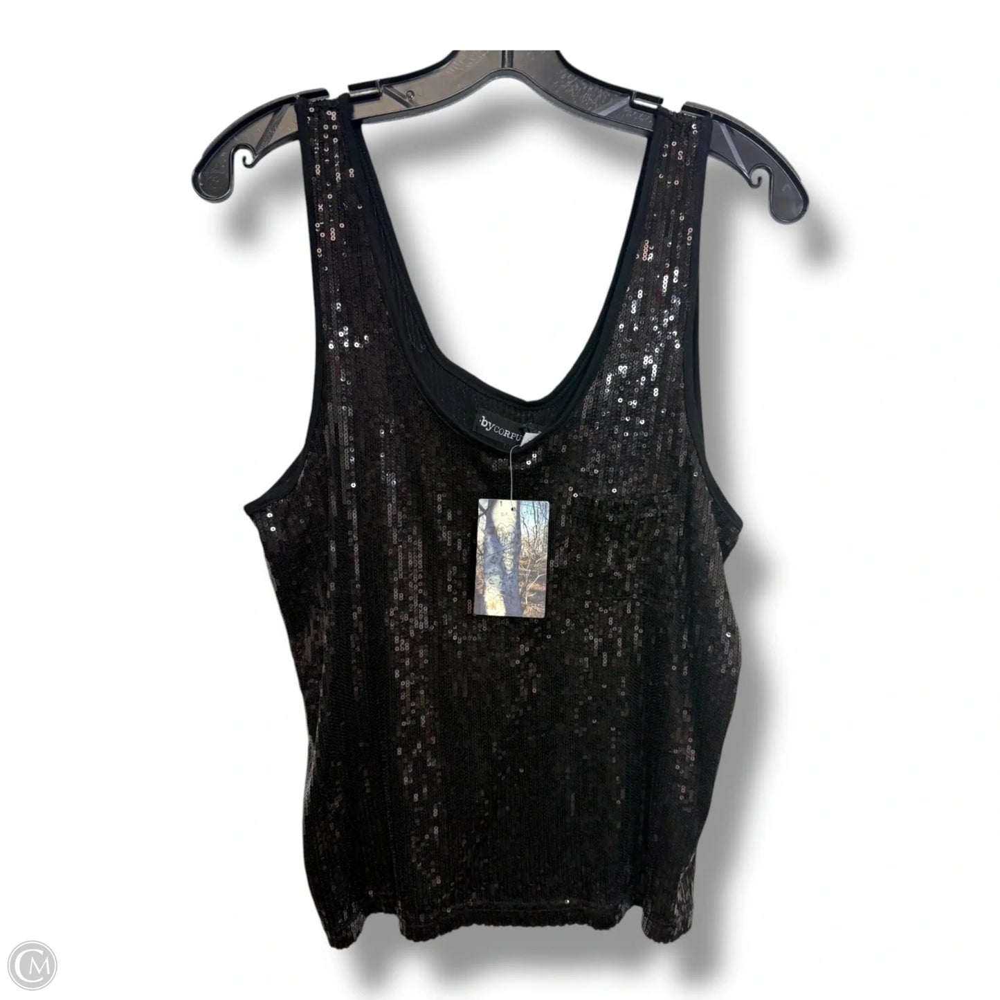 Top Sleeveless By Clothes Mentor In Black, Size: S