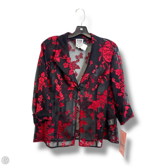 Cardigan By Clothes Mentor In Black, Size: 10