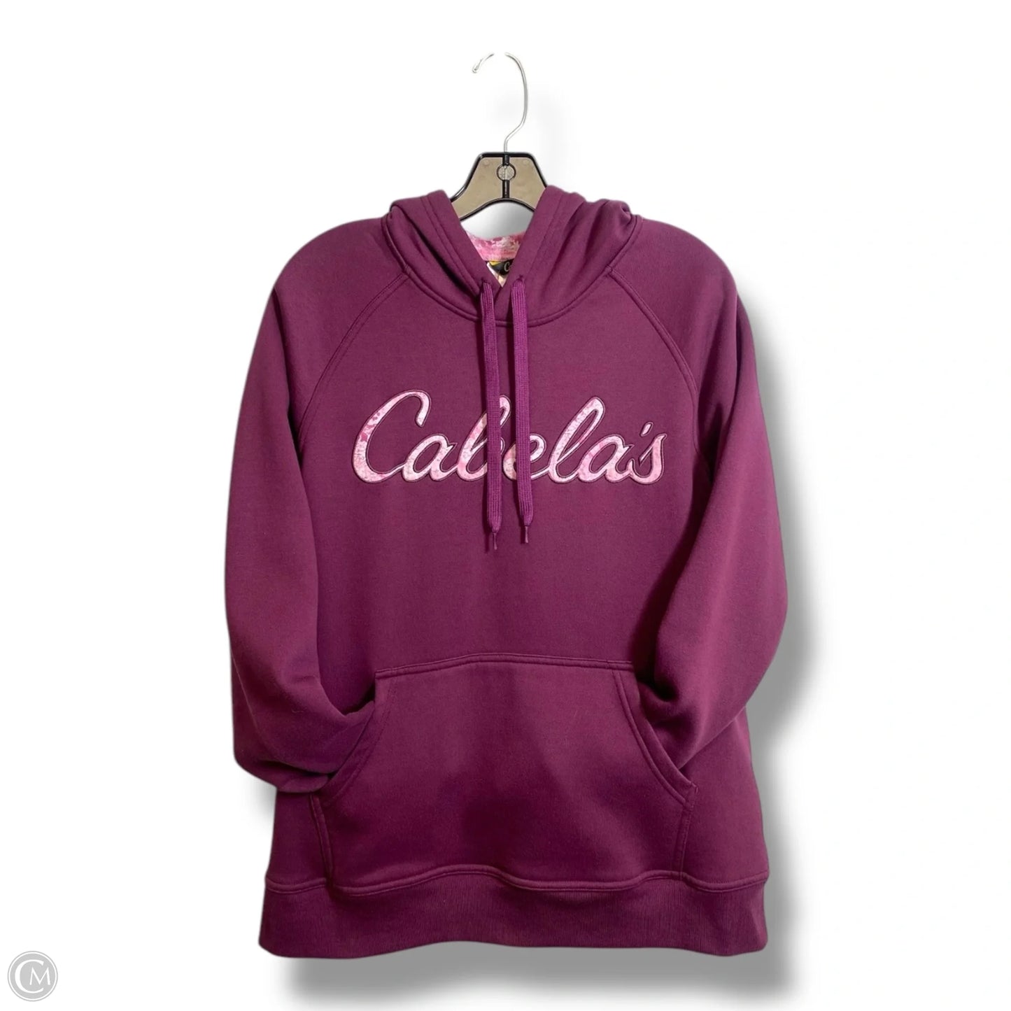 Sweatshirt Hoodie By Cabelas In Pink, Size: L