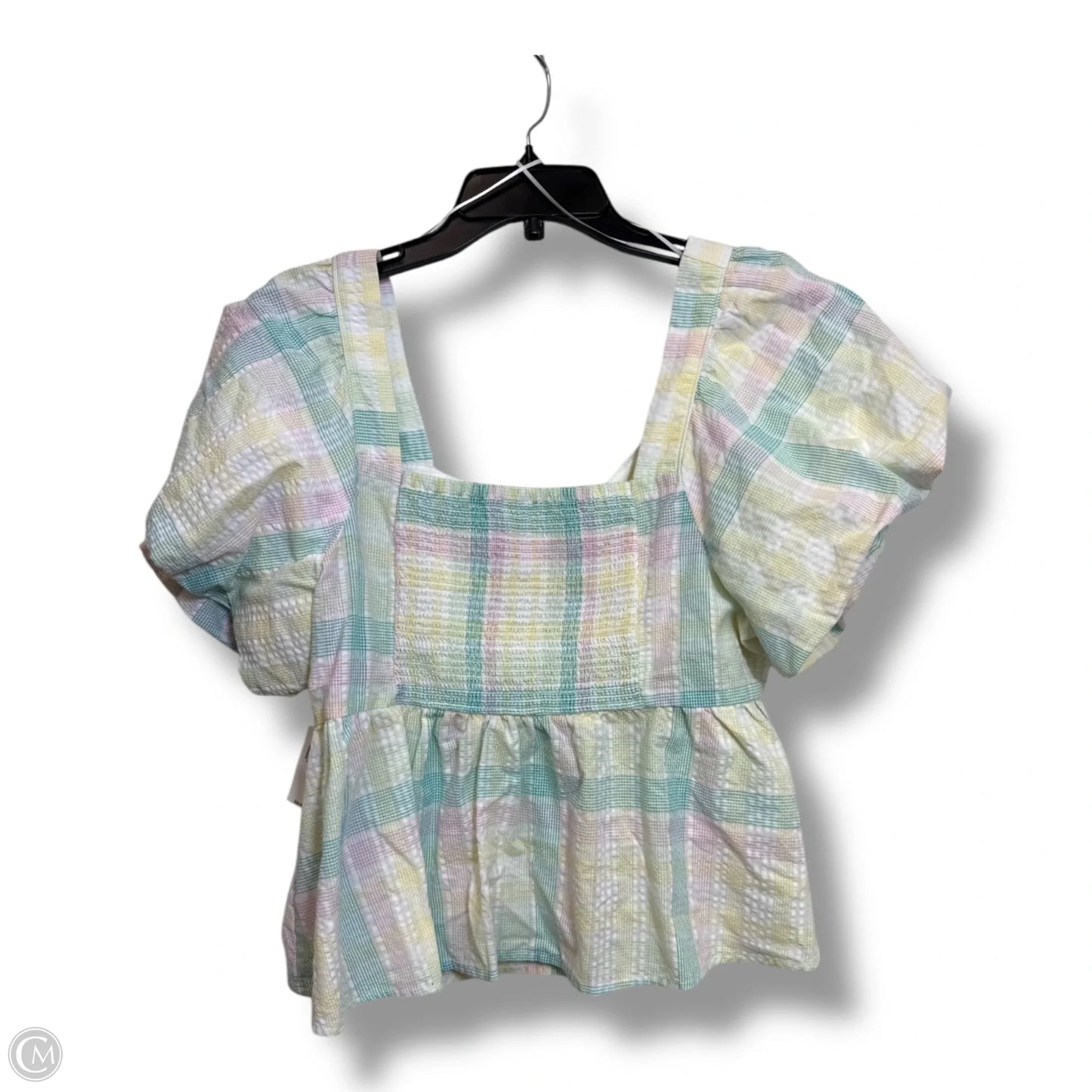 Top Short Sleeve By Old Navy In Multi-colored, Size: Xl
