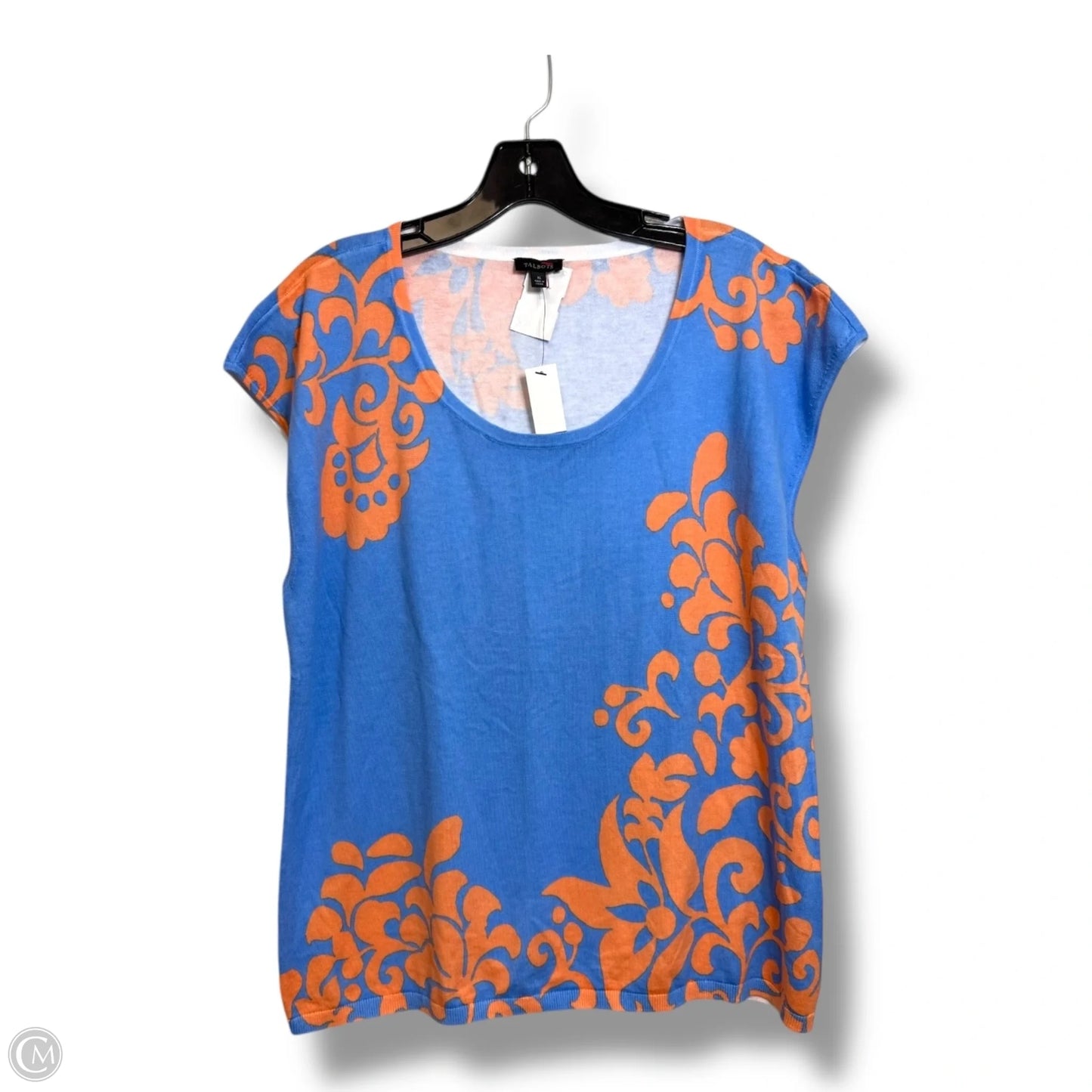 Top Sleeveless By Talbots In Blue, Size: Xl