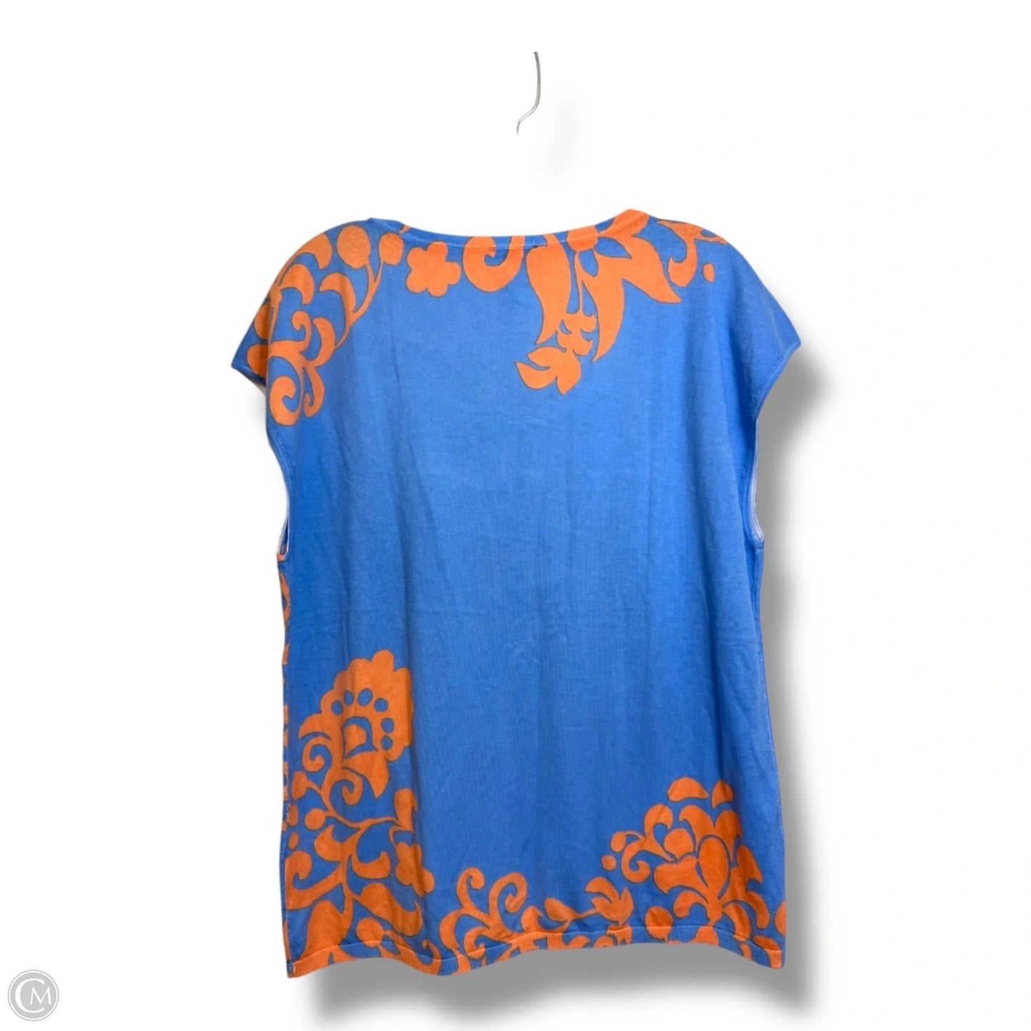 Top Sleeveless By Talbots In Blue, Size: Xl