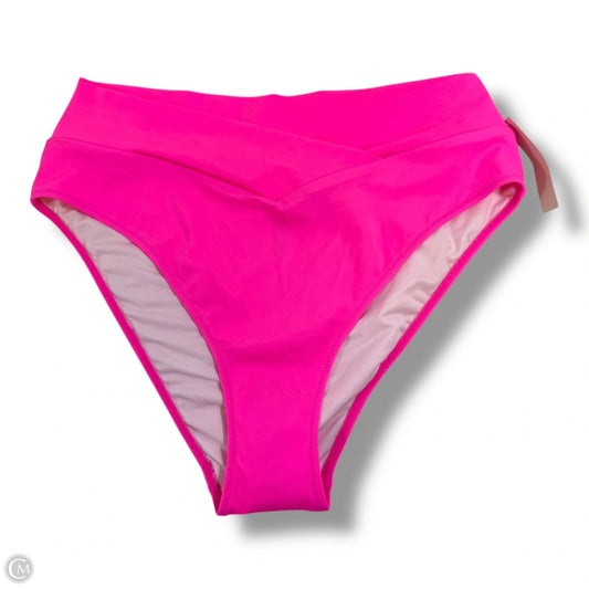 Swimsuit Bottom By Pink In Pink, Size: Xl
