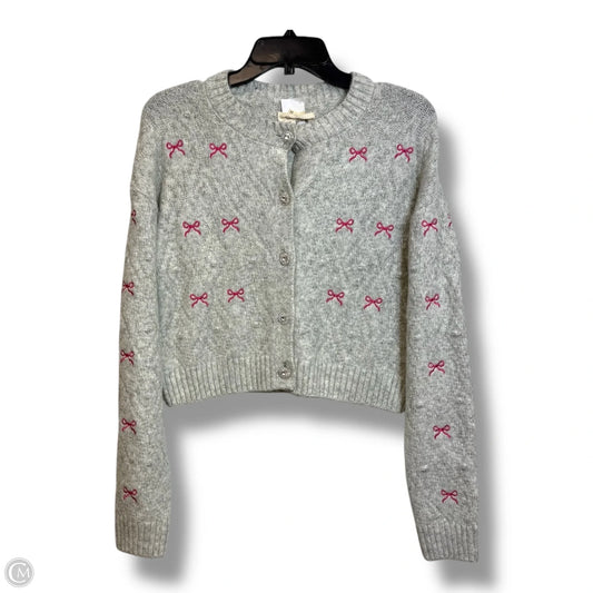 Cardigan By Jessica Simpson In Grey, Size: M