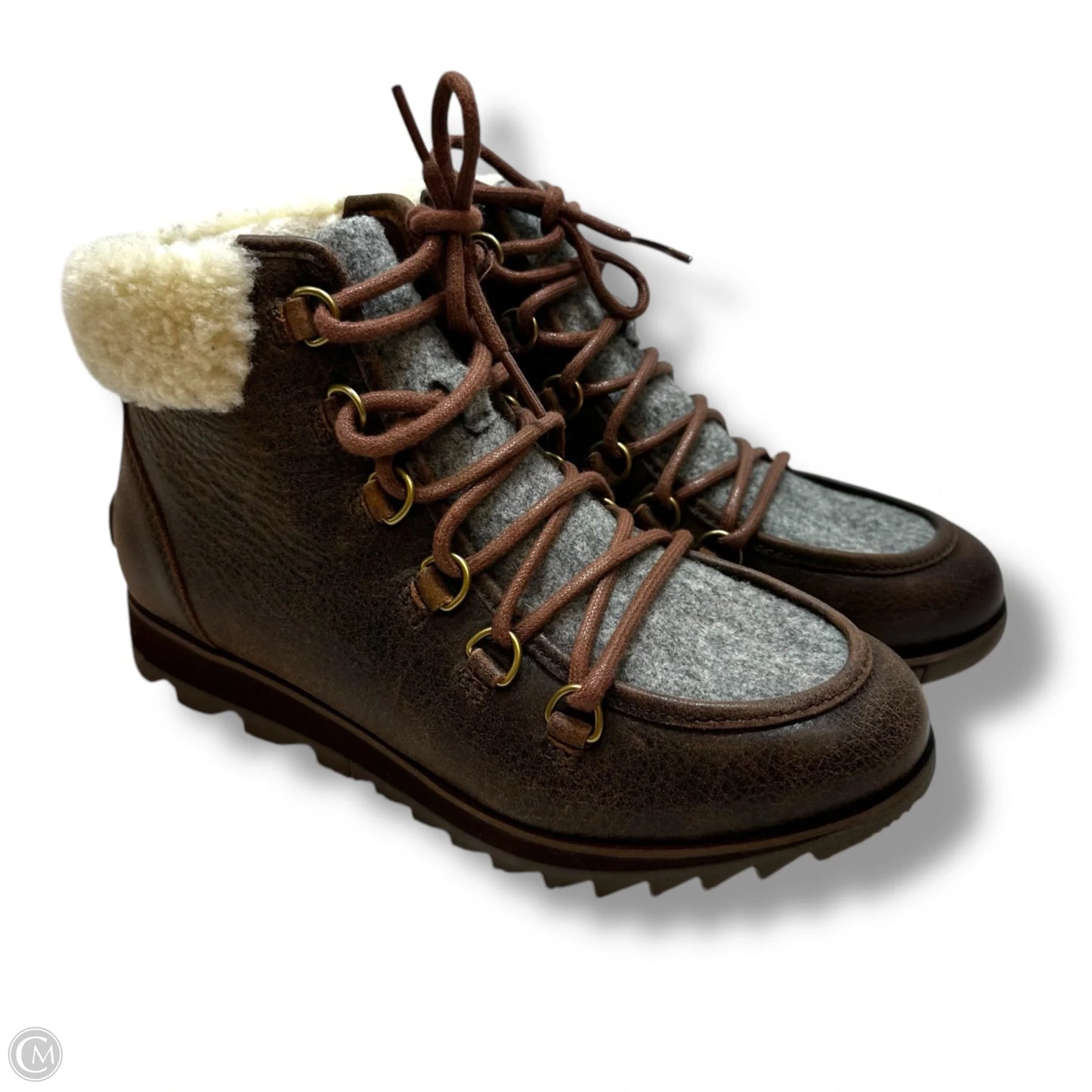 Boots Ankle Flats By Sorel In Brown, Size: 6