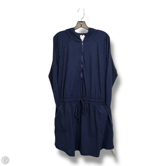 Dress Casual Midi By Clothes Mentor In Navy, Size: 2x