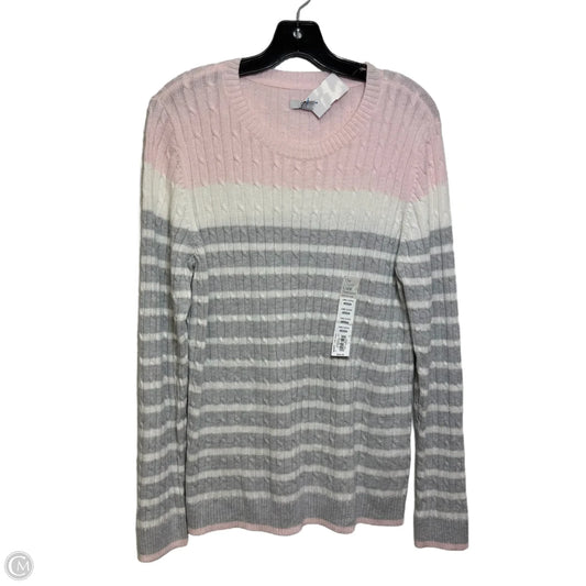 Sweater By Croft And Barrow In Pink, Size: M