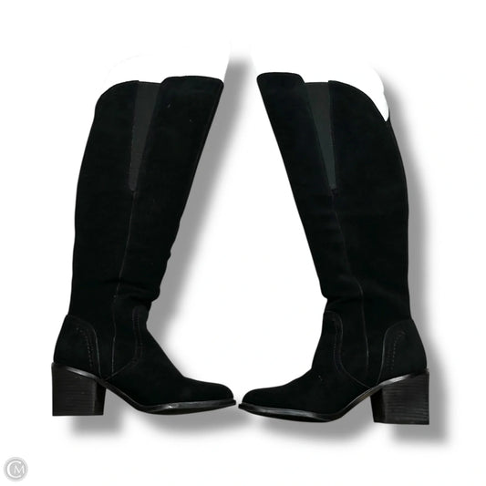 Boots Knee Flats By Crown Vintage In Black, Size: 9