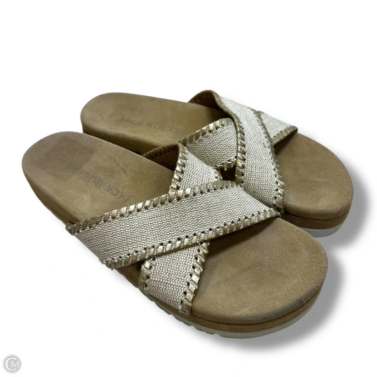 Sandals Flats By Jack Rogers In Tan, Size: 8