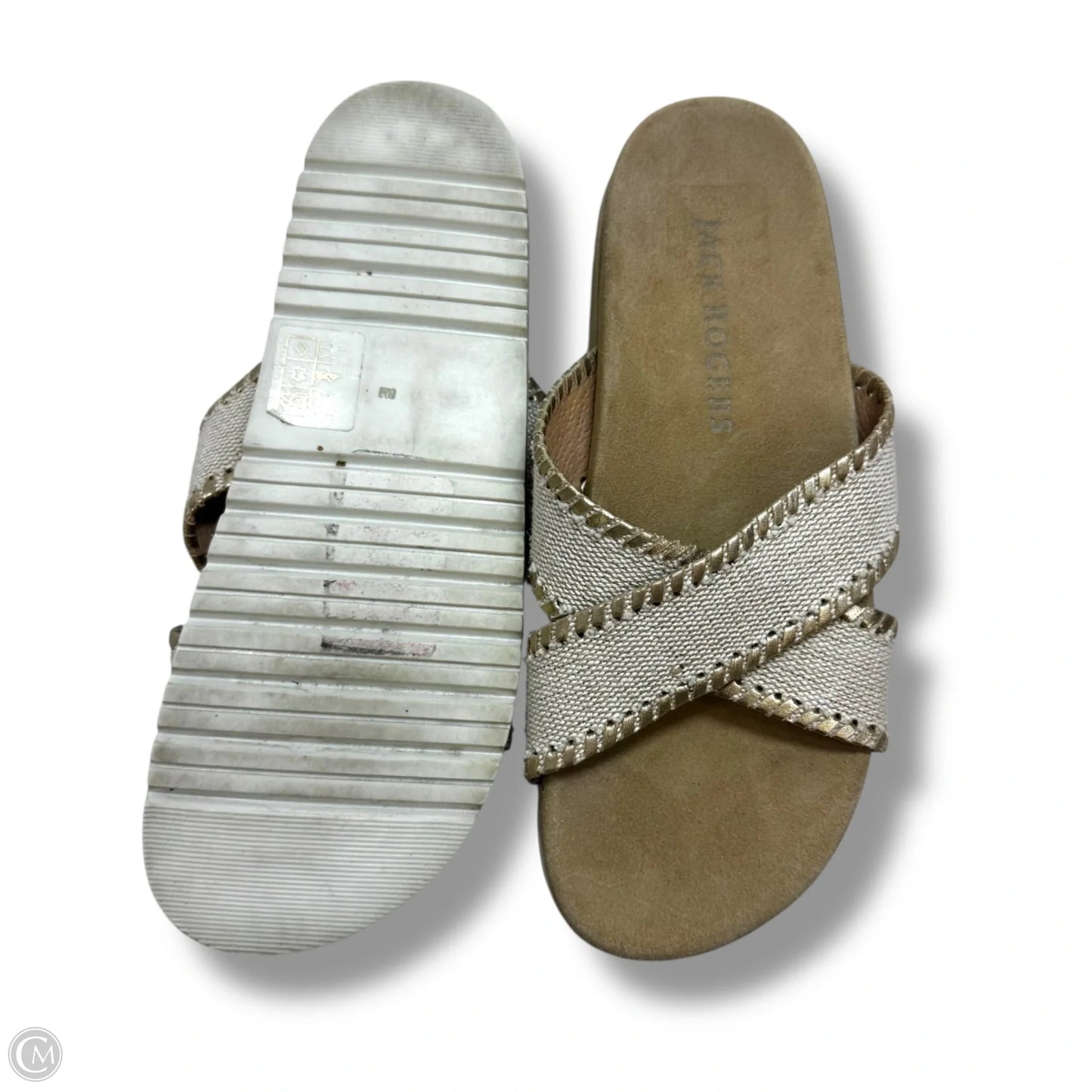 Sandals Flats By Jack Rogers In Tan, Size: 8
