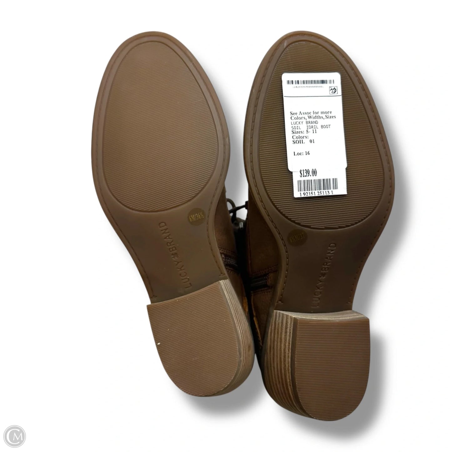 Boots Ankle Flats By Lucky Brand In Brown, Size: 6