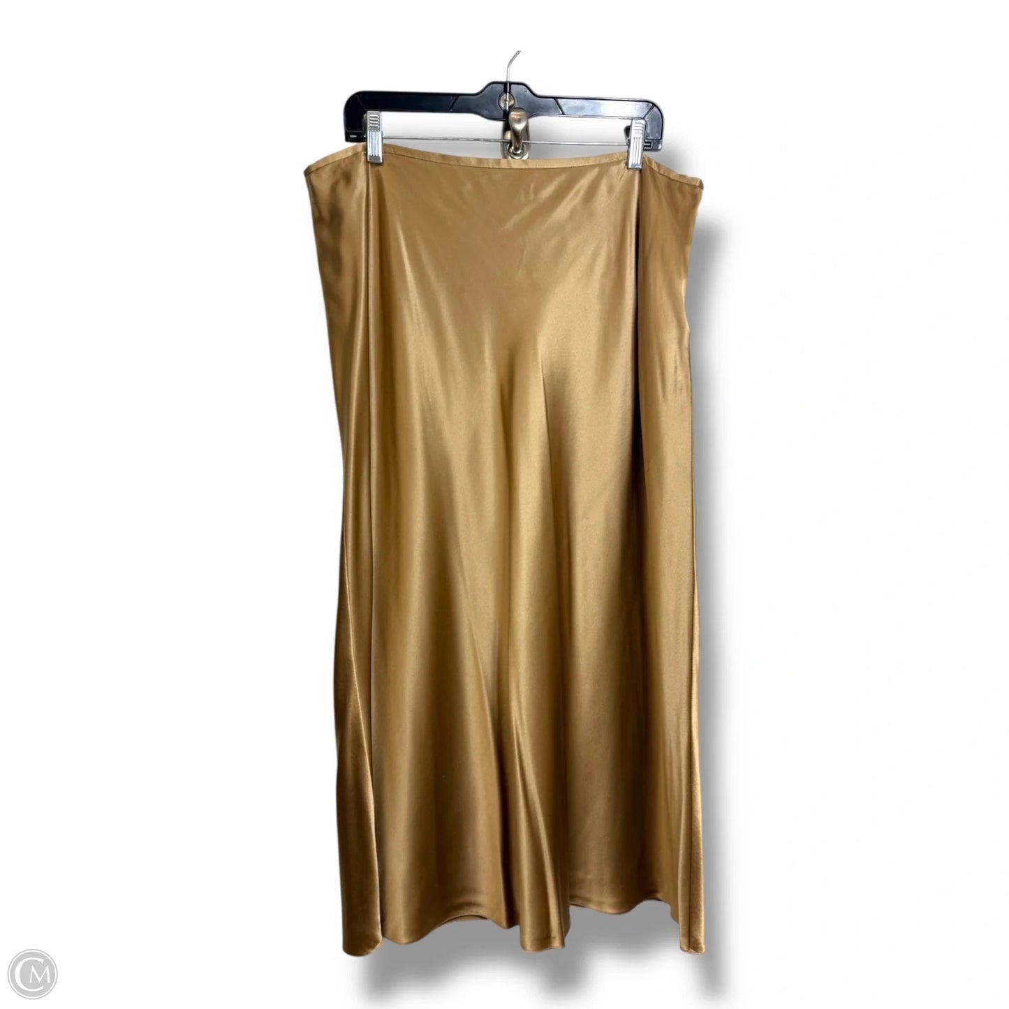 Skirt Maxi By Lauren By Ralph Lauren In Gold, Size: 16