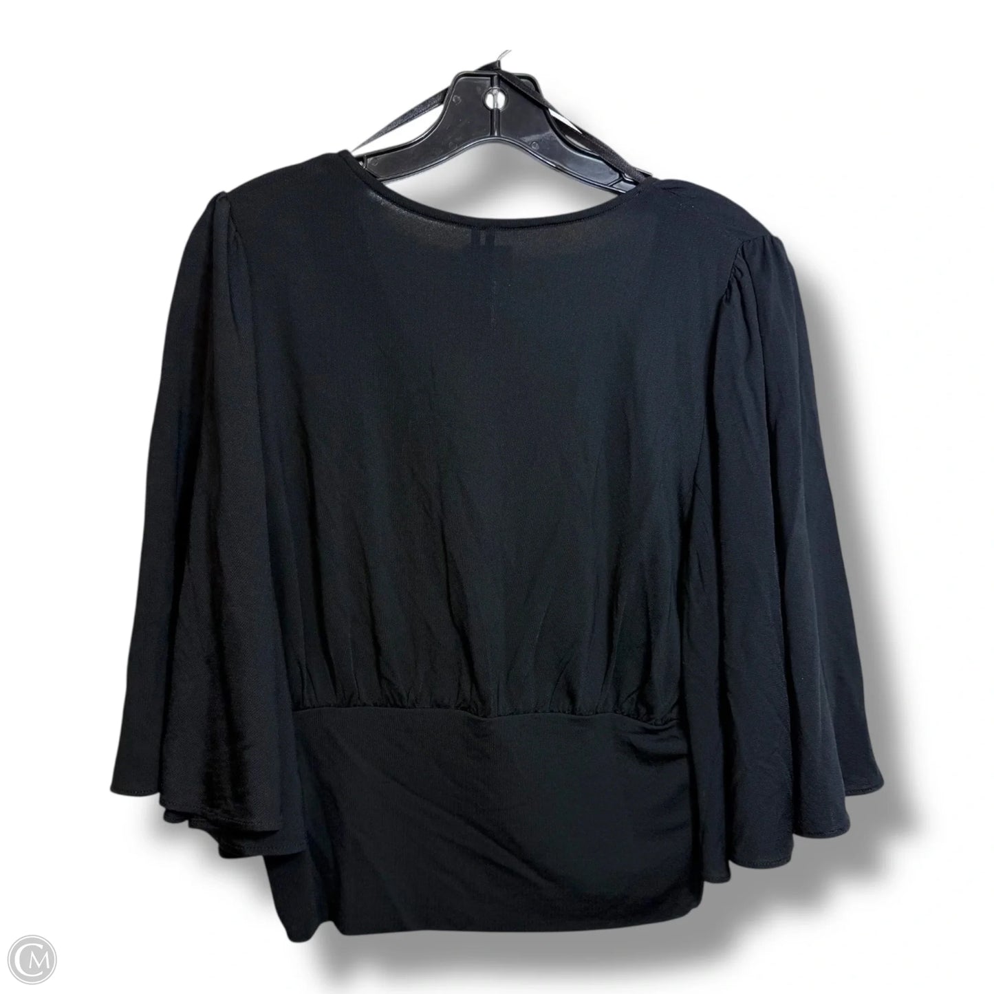 Top 3/4 Sleeve By Anthropologie In Black, Size: S