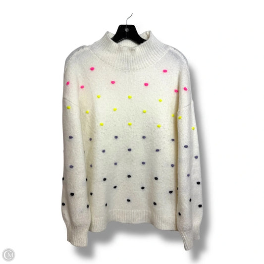 Sweater By Loft In Polkadot Pattern, Size: M