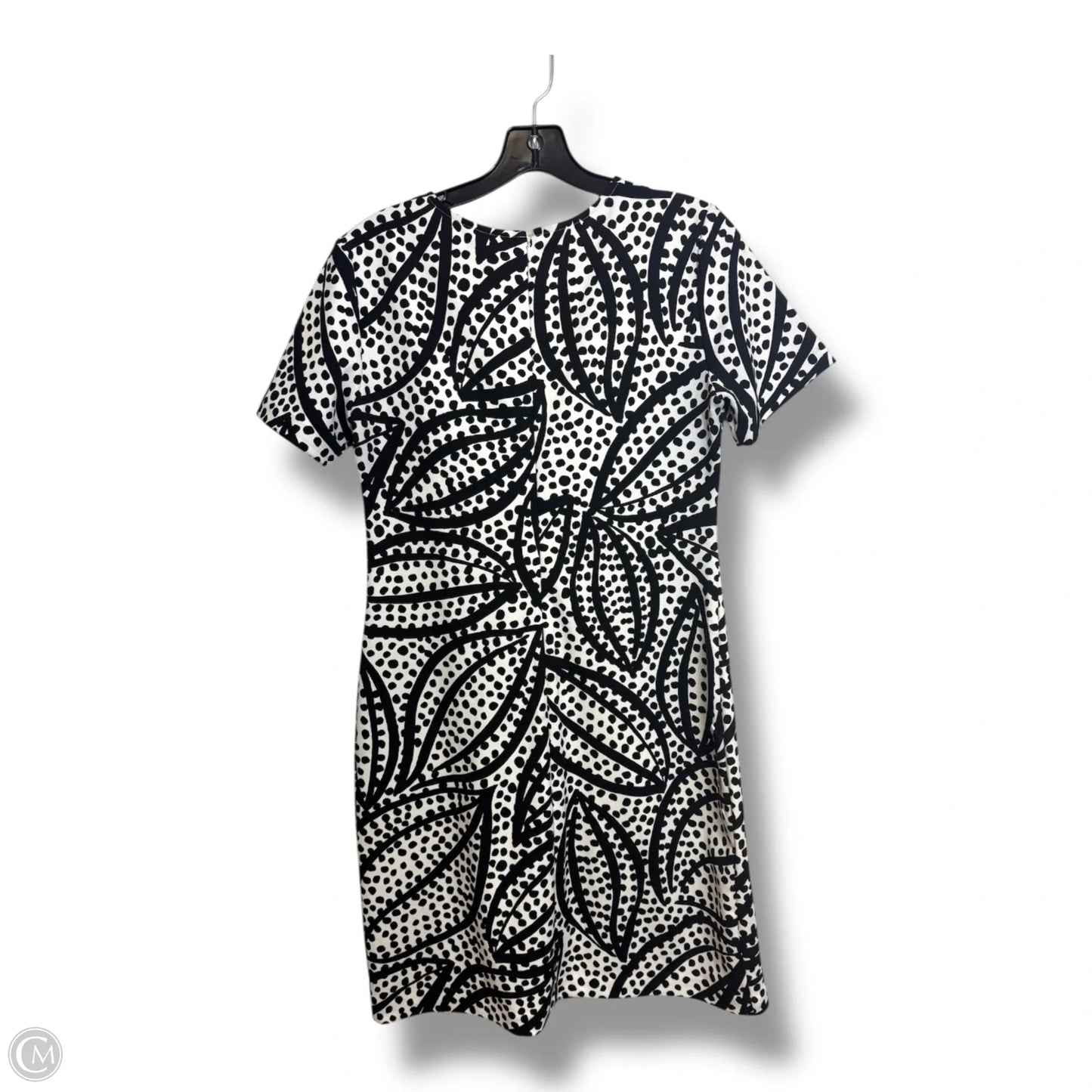 Dress Casual Midi By Ann Taylor In Black & White, Size: 4