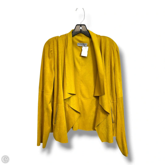 Cardigan By Clothes Mentor In Yellow, Size: L