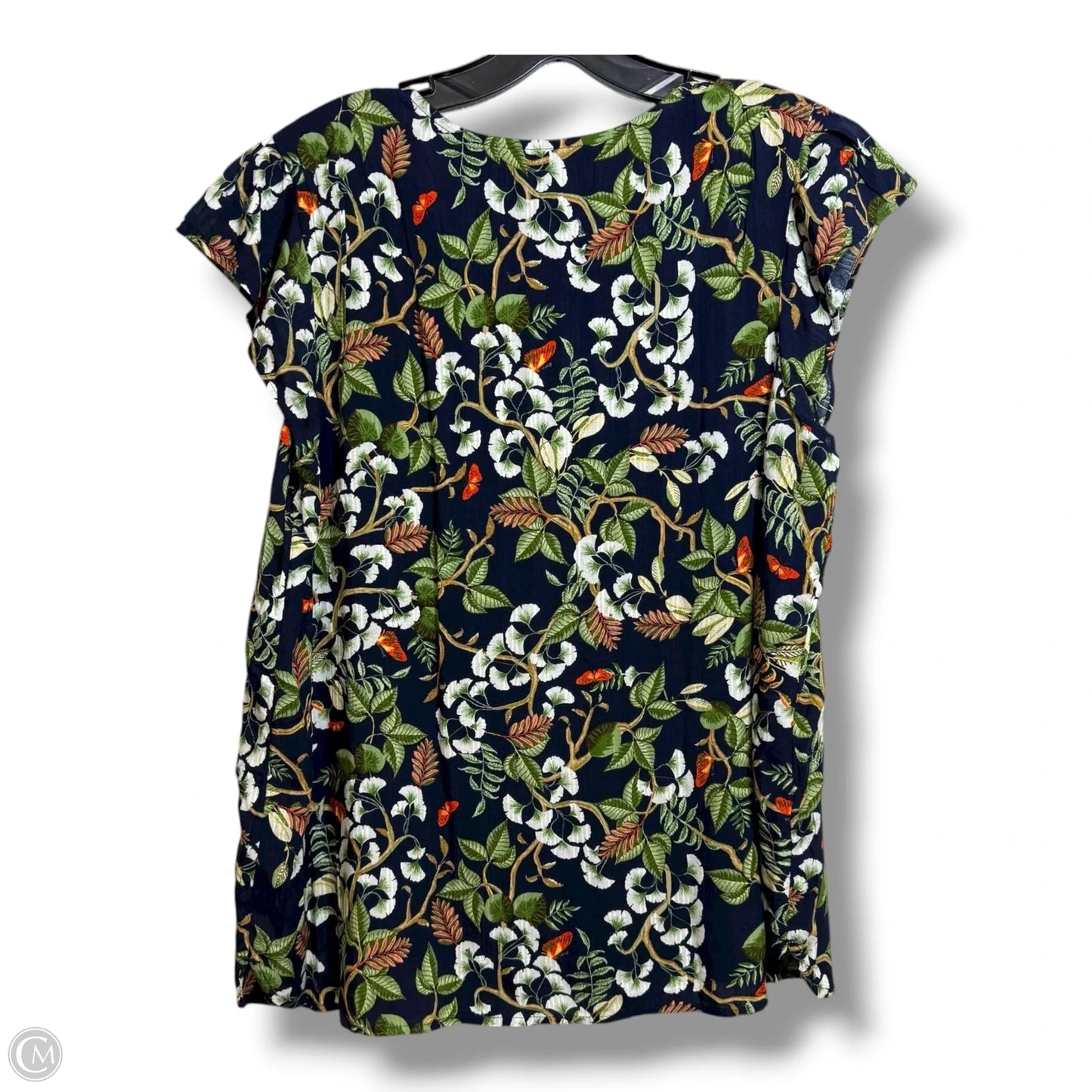 Top Sleeveless By Loft In Floral Print, Size: S