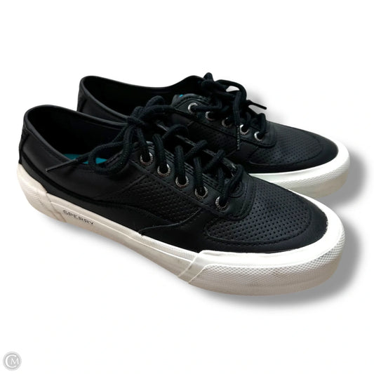 Shoes Sneakers By Sperry In black, Size: 7