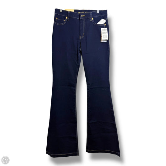 Jeans Flared By Michael By Michael Kors In Blue Denim, Size: 6