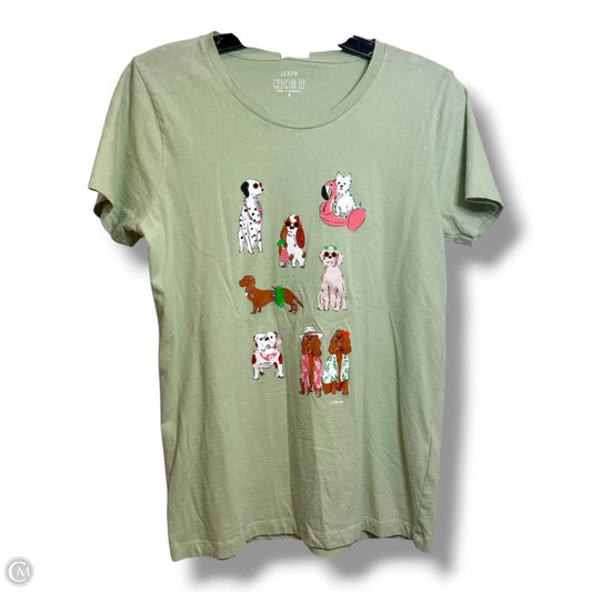 Top Short Sleeve Basic By J. Crew In Green, Size: S