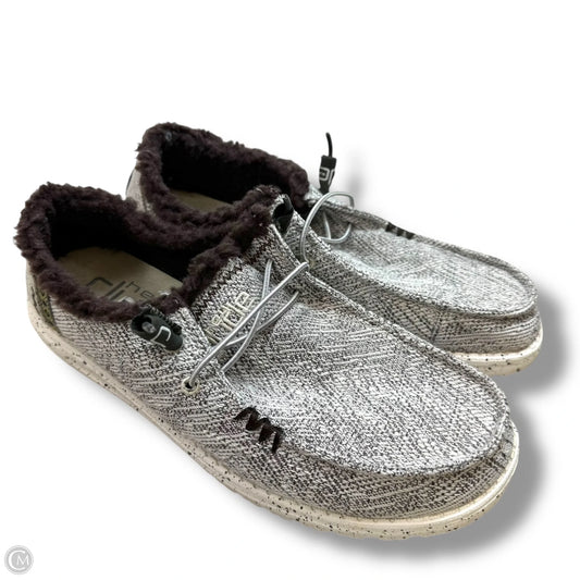Shoes Flats By Hey Dude In Brown, Size: 9