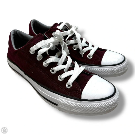 Shoes Sneakers By Converse In Maroon, Size: 7