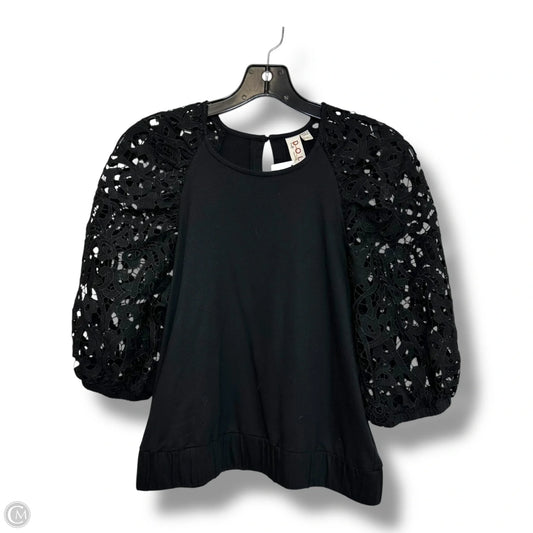 Top Short Sleeve By Dolan Left Coast In Black, Size: S
