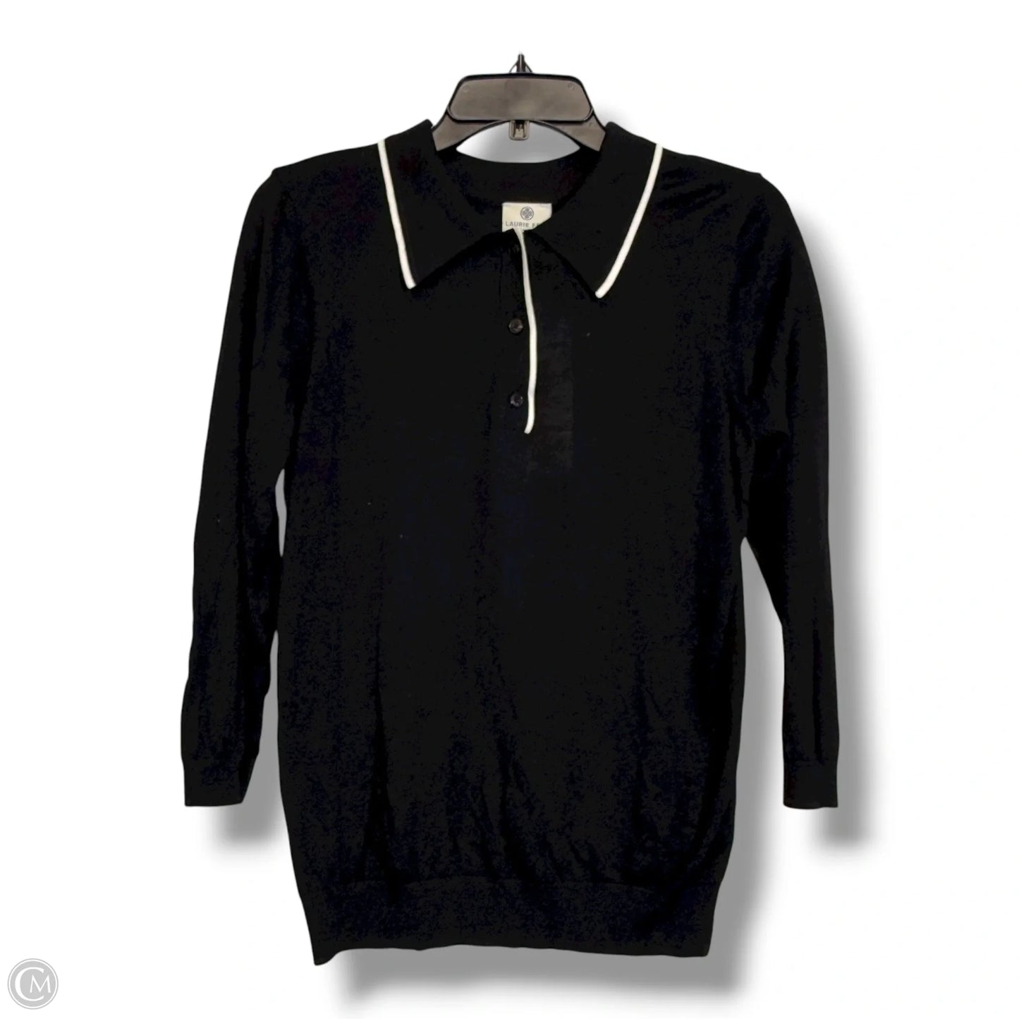 Top 3/4 Sleeve By Laurie Felt In Black, Size: Xs