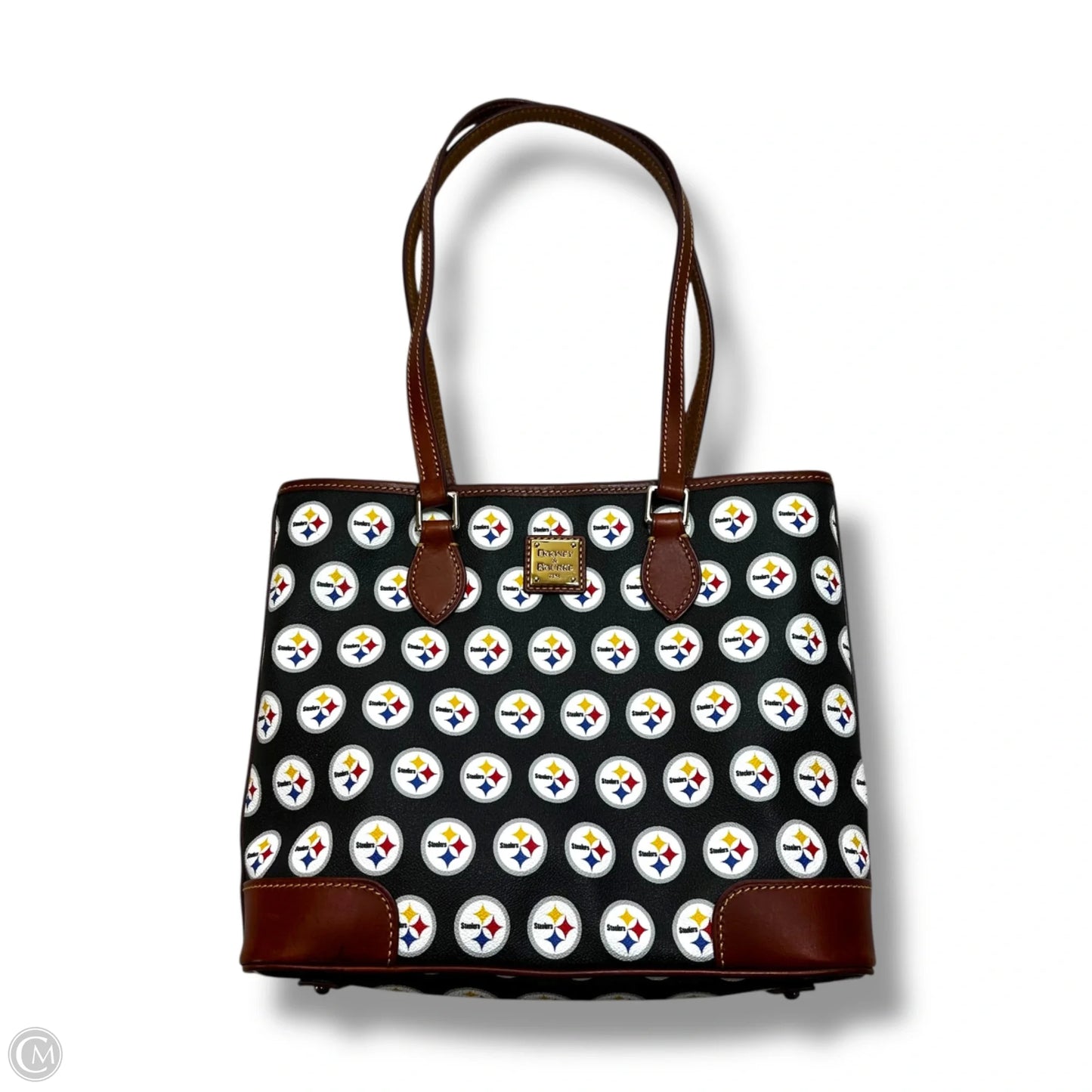 Pittsburgh Steelers football Handbag Designer By Dooney And Bourke, Size: Medium