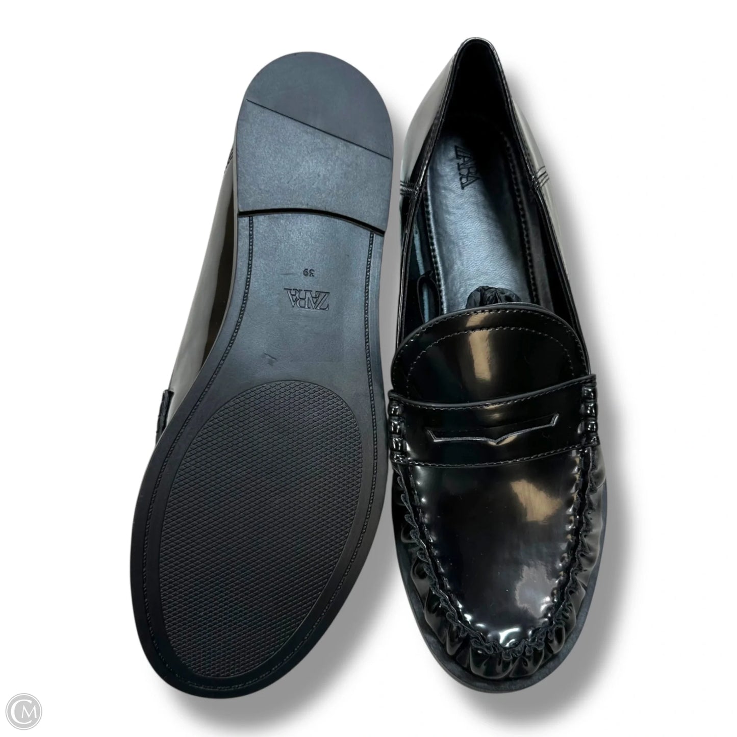 Shoes Flats By Zara In Black, Size: 8